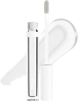 wet n wild Mega Slicks Lip Gloss | Long Lasting | Hyaluronic Acid | High Shine | Crystal Clear