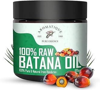 Aromatique Raw Batana Oil | Unrefined Cold Pressed Batana Oil for Hair Growth by Dr Sebi Sourced from Honduras | Hair & Skin Nourishment (100 Gms)