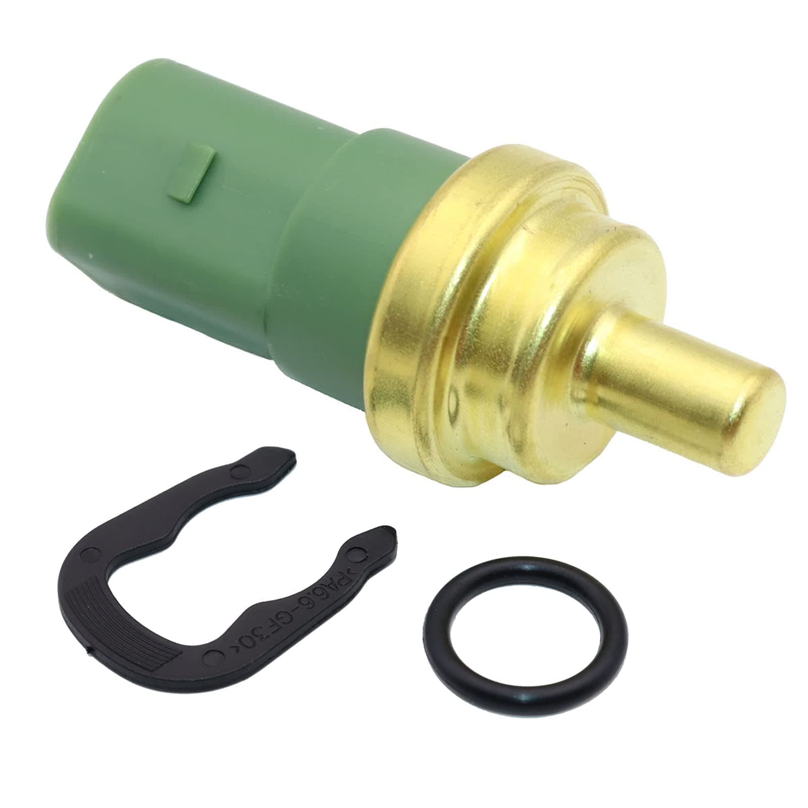 Engine Coolant Temperature Sensor Sender 059 919 501A Compatible with Volkswagen Passat Golf Beetle Jetta Eurovan Cabrio Polo Audi A4 S4 A6 S6 TT A8 S8 RS4 RS6 Allroad 1998-2010 059919501A