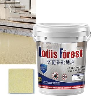 Generic High-Gloss Marble Effect Epoxy Floor Coating, Water-Based, 0.5KG, Floor Paint, Quick-Dry, Non-Slip, Wear-Resistant, Waterproof, Self-Leveling, Concrete, Tiles, Marble, Indoor/Outdoor