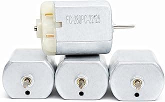 4 Pack - 10mm Flat Shaft Central Door Lock Actuator Motor FC-280PC-22125 Flat Shaft, D Spindle, Power Locking Repair Engine