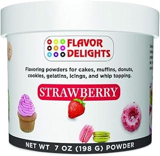 Angel Specialty Products Flavor Delights Flavored Powder Bakery Mix Strawberry