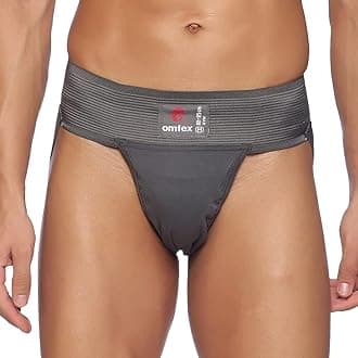 Gym Supporters Jockstraps Cotton for Men - Medium, Grey - Stretchable Material, Breathable, Quick Dry, Ideal for Sports, Running, Gym, Hiking, and Fitness Activities, Pack of 1
