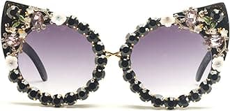 Oversized Diamond Sunglasses Women Rhinestone Cat Eye Sunglasses Vintage Female Sparkling Party sunglasses Eyewear