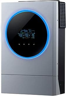 Iconica 6000W 48V hybrid pure sine wave inverter with 120A MPPT solar controller and 120A mains battery charger, with parallel capability and Wi-Fi (No Battery Required)