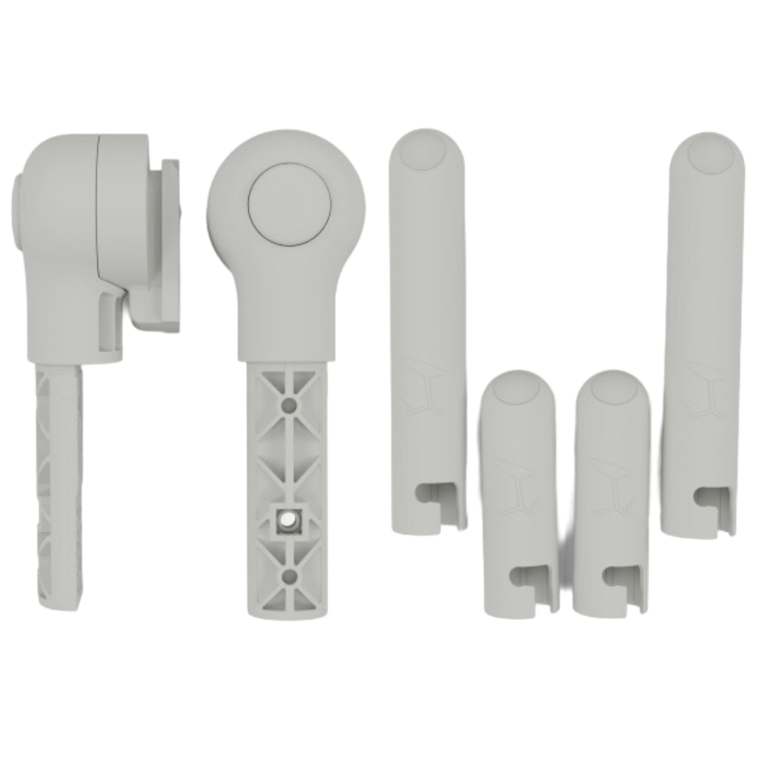 LEMO 2 Adapter Set - Light Grey