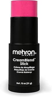Makeup CreamBlend Stick | Face Paint, Body Paint, & Foundation Cream Makeup | Perfect for Halloween .75 oz (21 g) (Pink)