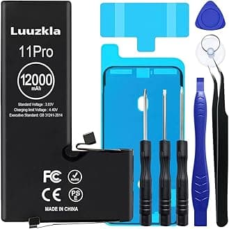 12000mAh (2024 New Upgrade) Battery Compatible with iPhone 11 PRO, Super Capacity Battery Replacement Compatible with iPhone 11 PRO, with Full Tool Kits-0 Cycle High Capacity-24 Months Service