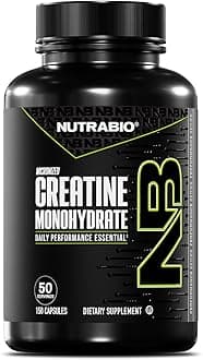 Pure Micronized Creatine Monohydrate Capsules, Creatine Pills, Supports Bulk Muscle Energy, Recovery, and Strength - Keto Friendly, Kosher, Creatine Nutritional Supplement for Men and Women