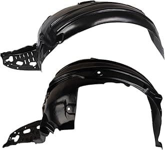TRQ Inner Fender Liner Set Compatible with 2009-2011 Acura TL AC1248126 AC1249126