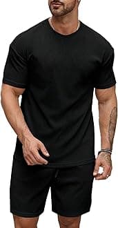 Men's Pyjama Set - T-Shirt and Shorts Night Wear - Night Suit for Men