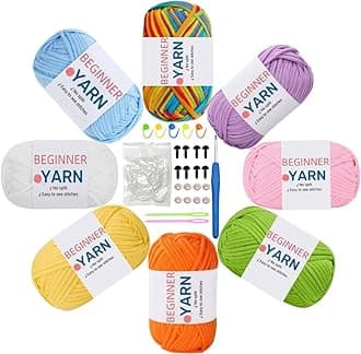 Easy Yarn,Beginner Yarn for Crocheting