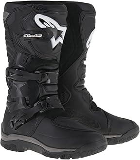 Alpinestars Corozal Adventure Drystar Men's Motorcycle Touring Boots (Black, US Size 8)