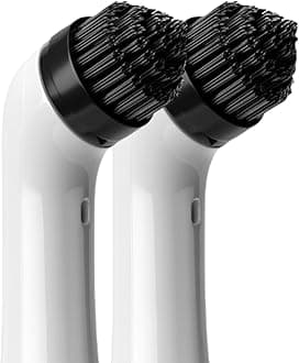 SonicScrubber - Replaceable Electric Scrubbing Brush Head - Household System Cone Brush - Pack of 2 - Hard Strength Bristles - Ideal for Cleaning in Corners & Edges