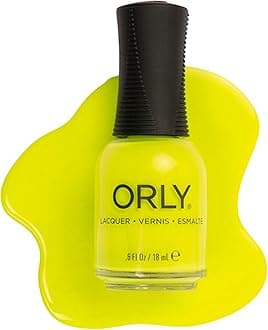 Orly Neon Nail Polish Colors for Summer | Bright Shades and a Confetti Topper for Summer Neon Nails | 0.6fl oz (Snatched, 0.6 fl oz)