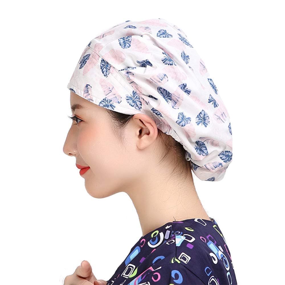 MAKEZTSD Hat Bouffant Cap Working Hat One Size Multi Color