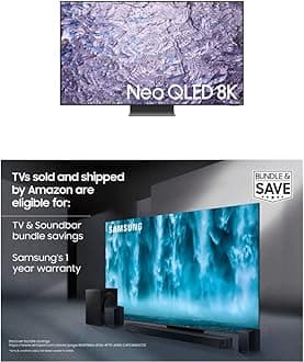 SAMSUNG 65-Inch Class Neo QLED 8K QN800C Series Mini LED Quantum HDR Smart TV with Ultra Slim Design, Dolby Atmos, (QN65QN800C, 2023 Model) HW-Q900C/ZA 7.1.2 Channel 446W Bluetooth Soundbar