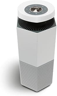 Puraclenz Core Air & Surface Purifier – H13 True HEPA Removes Allergens, Smoke, Dust, Pollen + PCO Purification Destroys Mold Spores, Viruses & Bacteria Mid-Air & On Surfaces; Covers Up To 1,575 SqFt