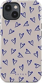 BURGA Phone Case for iPhone 15 - Cute, Trendy, Aesthetic, Pattern Phone Cover, Hard Shell Protection - fits Apple iPhone 15 Case for Women and Men