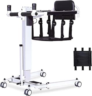 Electric Patient Lift Transfer Chair,Original Product Configuration - no Holes/Hardwood Board/seat Accessories * 1