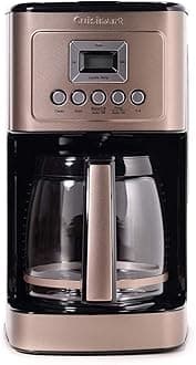 Coffee Maker, 14-Cup Glass Carafe, Fully Automatic for Brew Strength Control & 1-4 Cup Setting, Stainless Steel, DCC-3200UMB, Umber