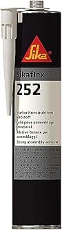 Sikaflex-252 White Polyurethane Adhesive 10.1 fl. oz. Cartridge