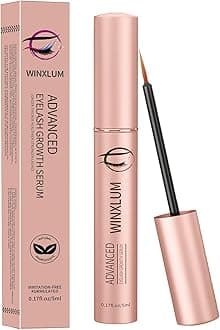 Premium Eyelash & Eyebrow Growth Serum, 5ML - Irritation-Free, Boosts Fuller, Longer, Thicker Lashes - Pink