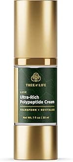 Tree of Life BeautyMoisturizer, Luxe Ultra-Rich Polypeptide Face Cream - Skin Barrier Repair - Dermatologist-Tested to Hydrate & Soothe Dry Sensitive Skin - Non-Greasy Facial Skin Care - 1 Fl Oz
