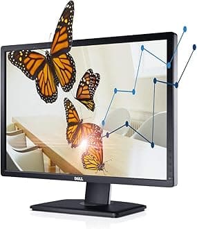 Dell UltraSharp U2412M 24 inch LCD TFT Monitor (16:10, 1920x1200, 300 cd/m2) (Renewed),Black