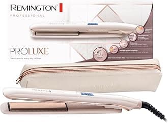 - S9100 Proluxe Straightener | 24 Hour Locked In Styles | Intelligent Optiheat Technology | 5X Smoother* With Ultimate Glide Ceramic | 50% Straighter Hair In One Pass, Off-White