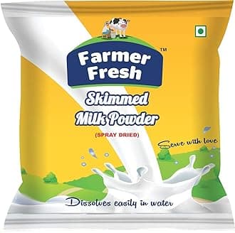 All-natural Skimmed Milk Powder - 100% Pure, Non-fat Dry Milk Perfect for Tea & Coffee for Everyday Use (500 Gm Pack)