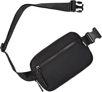 Fanny Packs Crossbody Belt Bag Cross Body Bag Fashionable for Women with Adjustable Strap Black