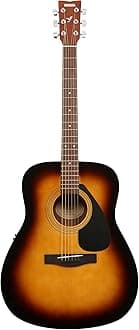 Yamaha FX280 Electro Acoustic Guitar, Tobacco Brown Sunburst Finish, Full-Size Dreadnought, 6-String with Built-in Pickup, Rich Acoustic Tone & Amplified Sound for Beginners & Pros