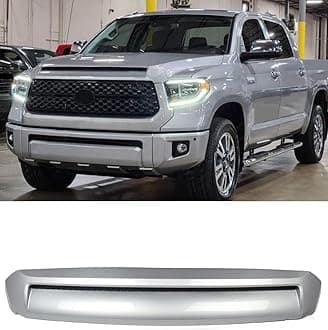 Hood Bulge Molding Compatible with 2014-2021 Toyota Tundra Front Upper Grille Trim 1D6 Silver Sky Hood Scoop Replace for 76180-0C030,761800C030