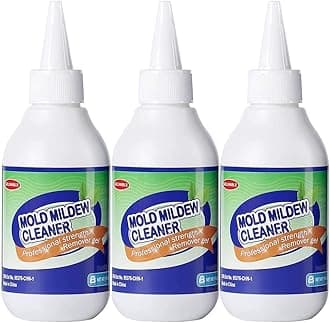 Mold Remover Gel - Effective Mold Cleaner for Household Shower, Kitchen Sinks, Walls, Tiles, Grout, Bathrooms, Washing Machine and Refrigerator Strips - 15 Fl.Oz