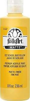 Acrylic Paint in Assorted Colors (8 oz), 827, School Bus Yellow