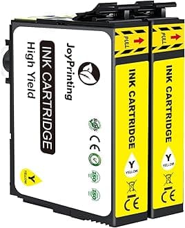 604XL Ink Cartridges Replacement for Epson 604 Ink Cartridges Compatible with Epson Expression Home XP-2200 XP-2205 XP-3200 XP-3205 XP-4200 XP-4205 Workforce WF-2910 WF-2930 (2 Yellow)