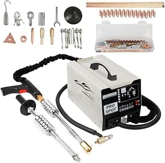 Spot Welder Dent Puller Machine Body Repair Dent Removal Tools 6 Models Dent Puller Welder 110V 3800A Car Dent Puller Smaller Welding Spot Stud Welder Dent Repair Kit Dent Remover Tool For Car/Trucks