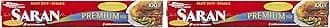 Saran Premium Plastic Wrap, 100 Sq Ft | Pack of 2
