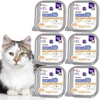 Forza10 for Cats (Kidney Care), Cats, Kidney Disease, Chronic Renal Failure, Kidney Failure, Wet Food, Wet Food, Pet Food, Lamb, General Nutrition Diet (3.5 oz (100 g) x 6)