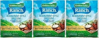 Buttermilk Ranch Salad Dressing & Seasoning Mix, Gluten Free - Pack of 3