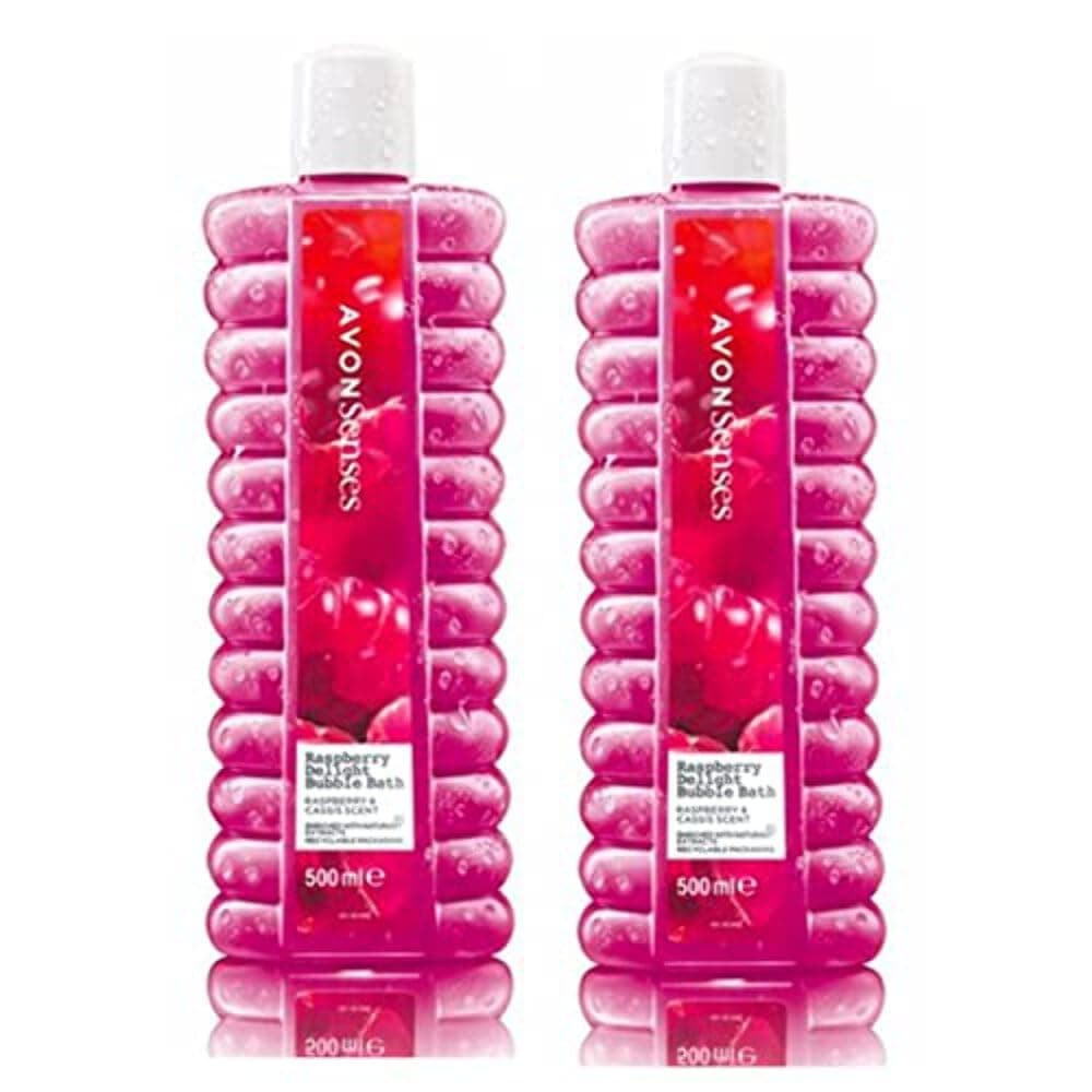 Avon Bubble Bath | Senses Raspberry Delight Bubble Bath - 1000ml