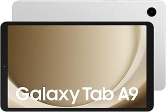 Samsung Galaxy Tab A9 Android Tablet, 64GB Storage, Large Display, Rich Sound, Silver, 3 Year Manufacturer Extended Warranty (UK Version)