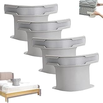 GGEROU Lock Sheet Holders - Bed Sheet Holder with Lock Strips, Heavy Duty Bedsheet Clips with Enhanced Straps Mattress, Keep Sheets Firm and Tight, Fits All Sheet Sizes,Easy Installation (Gray)