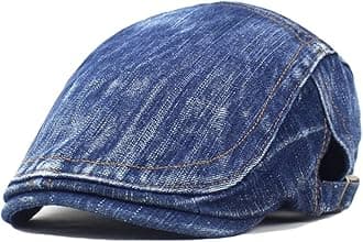 Qianuer Newsboy Hats Adjustable Ivy Flat Cap Gatsby Cabbie Driving Beret for Men Women