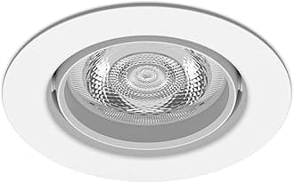 LED Impala Recessed Spot Light 2200-2700K [Warm Glow Dimmable - White] for Indoor Lighting, Bedroom, Bathroom