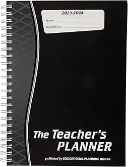 The Teacher's Planner 2024-25: A4, Charcoal, 10 Period (TP5-C)