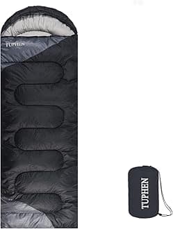 Sleeping Bags for Adults Kids Boys Girls Backpacking Hiking Camping Microfiber Liner, Cold Warm Weather 4 Seasons Indoor Outdoor Use, Lightweight & Waterproof