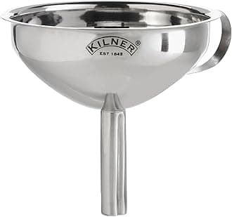 KILNER Stainless Steel Straining Funnel, 1 EA