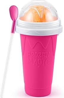 Tgosomt® Slushie Maker Cup, TIK TOK Magic Quick Frozen Smoothies Cup, Cooling Cup, Double Layer Squeeze Slushy Maker Cup, Cool Stuff Birthday Gifts for Kids